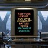 Gods Strongest Soldiers Motivational Canvas Prints Wall Art Decor