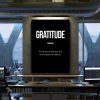 Gratitude Definition Motivational Canvas Prints Wall Art Decor