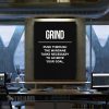 Grind Motivational Canvas Prints Wall Art Decor