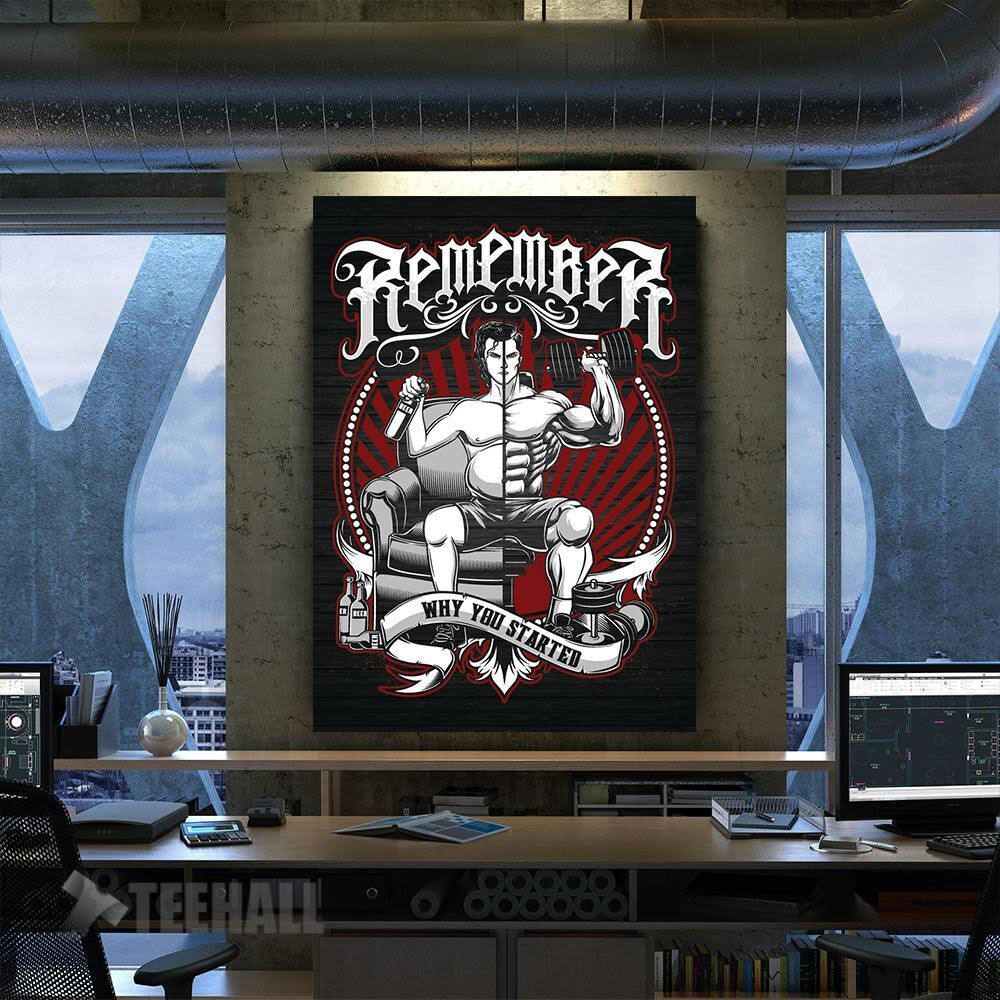Gym Motivation Canvas Prints Wall Art Decor