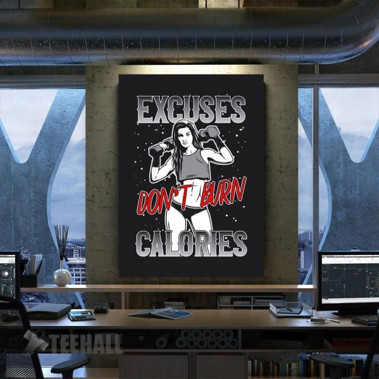 Gym Motivation Canvas Prints Wall Art Decor