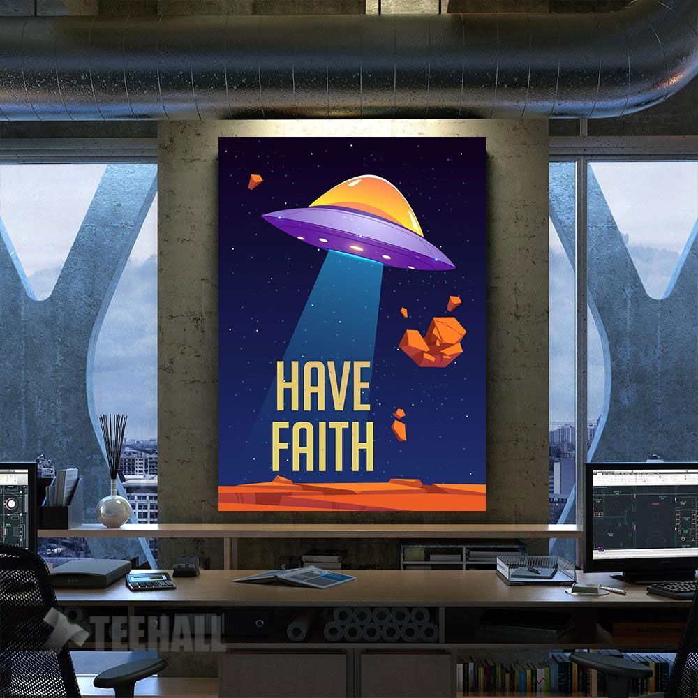 Have Faith Motivational Canvas Prints Wall Art Decor