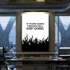 Hell Of Perseverance Wc Motivational Canvas Prints Wall Art Decor