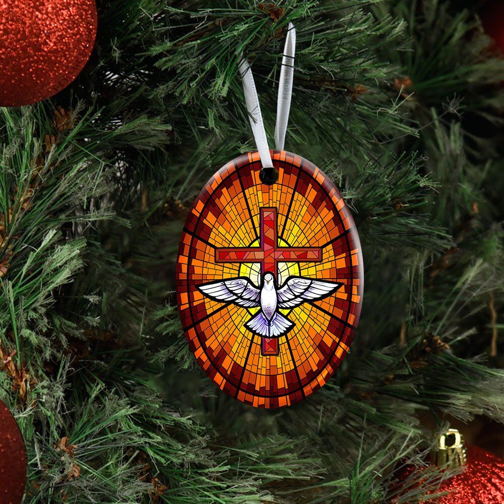 Holy-Spirit-Dove-Christian-Cross-Ceramic-Ornament-3 Holy Spirit Dove Christian Cross Ceramic Ornament 3