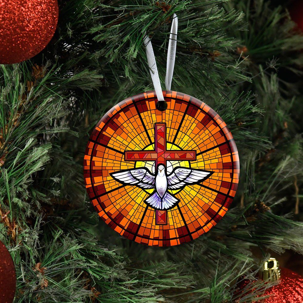 Holy-Spirit-Dove-Christian-Cross-Ceramic-Ornament-4 Holy Spirit Dove Christian Cross Ceramic Ornament 4