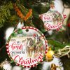 Horse All Hearts Come Home For Christmas Ceramic Ornament