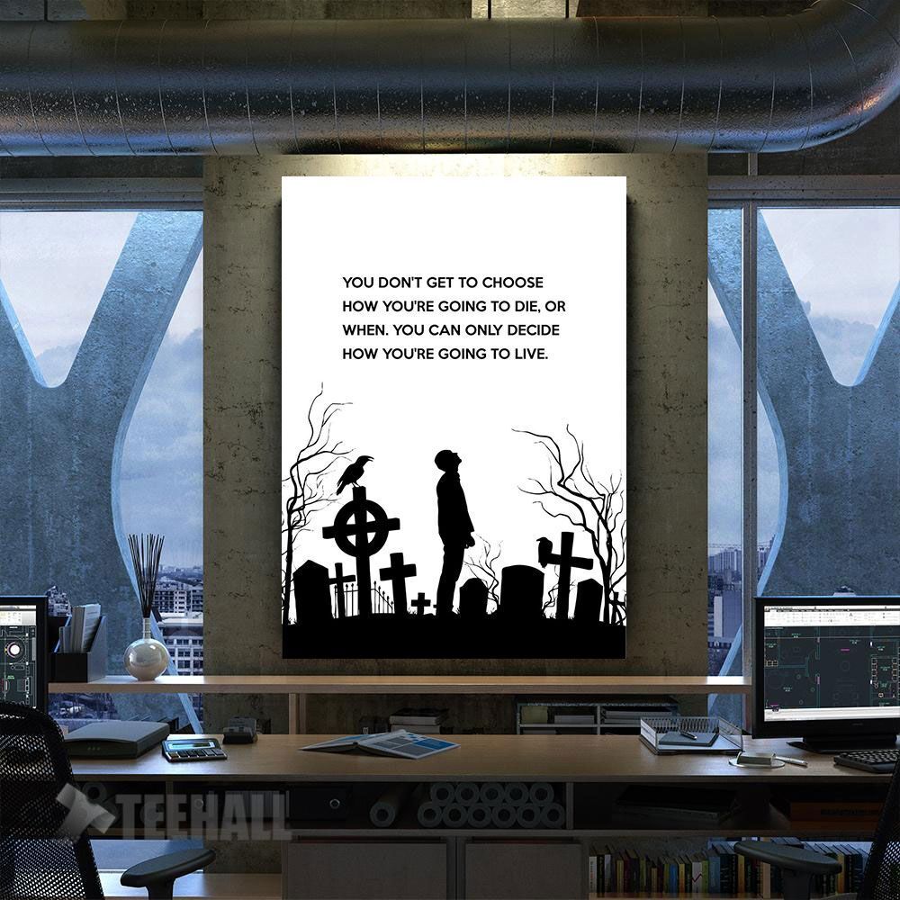 How To Live Jb Motivational Canvas Prints Wall Art Decor
