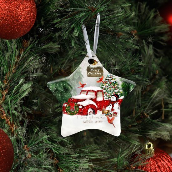 Cardinal Ceramic Ornament