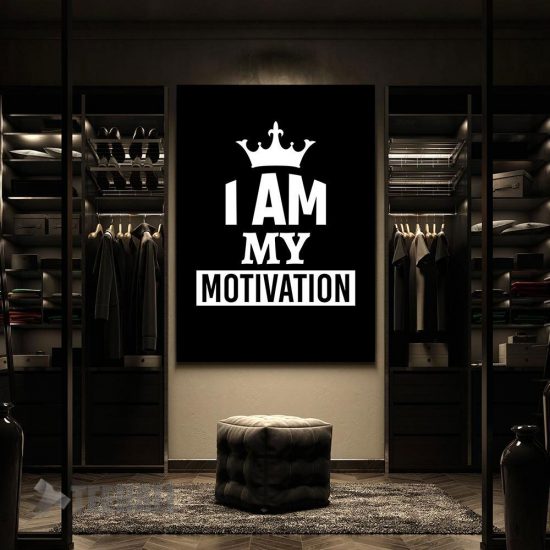 I Am My Motivation Canvas Prints Wall Art Decor 2