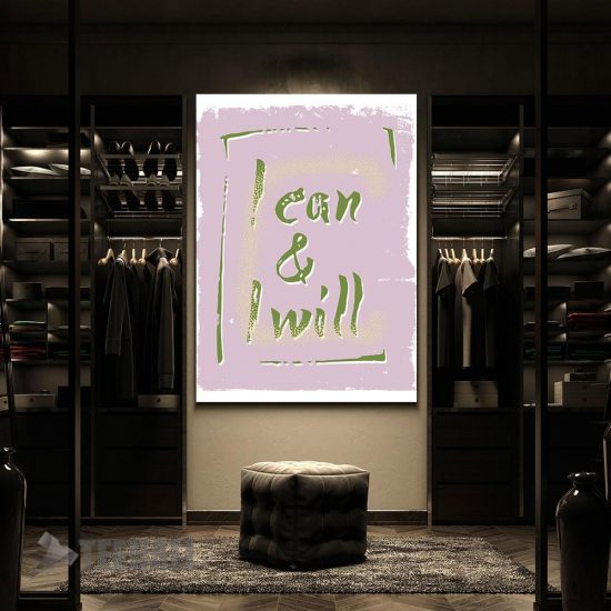 I Can And I Will Motivational Canvas Prints Wall Art Decor 2 1