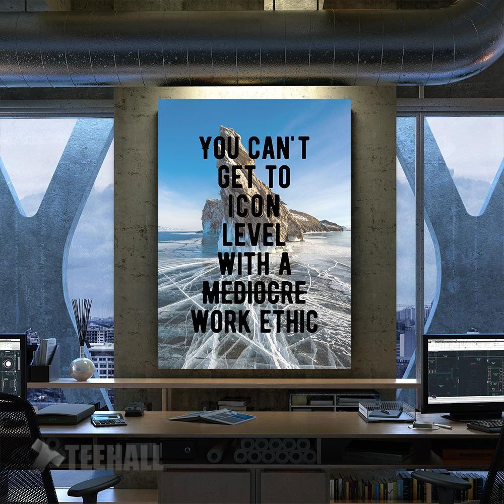 Icon Level Motivational Canvas Prints Wall Art Decor