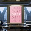 Idgaf Motivational In Pink Canvas Prints Wall Art Decor