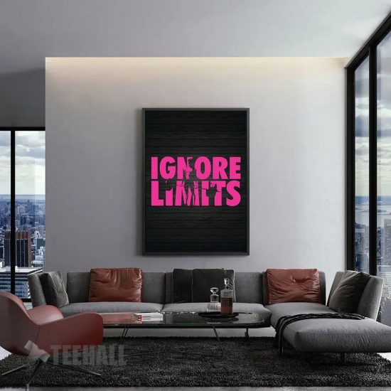 Ignore Limits Motivational Canvas Prints Wall Art Decor 1
