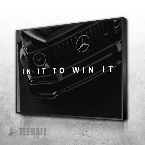 In It To Win It Motivational Canvas Prints Wall Art Decor 1