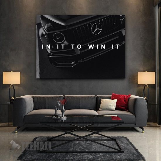 In It To Win It Motivational Canvas Prints Wall Art Decor