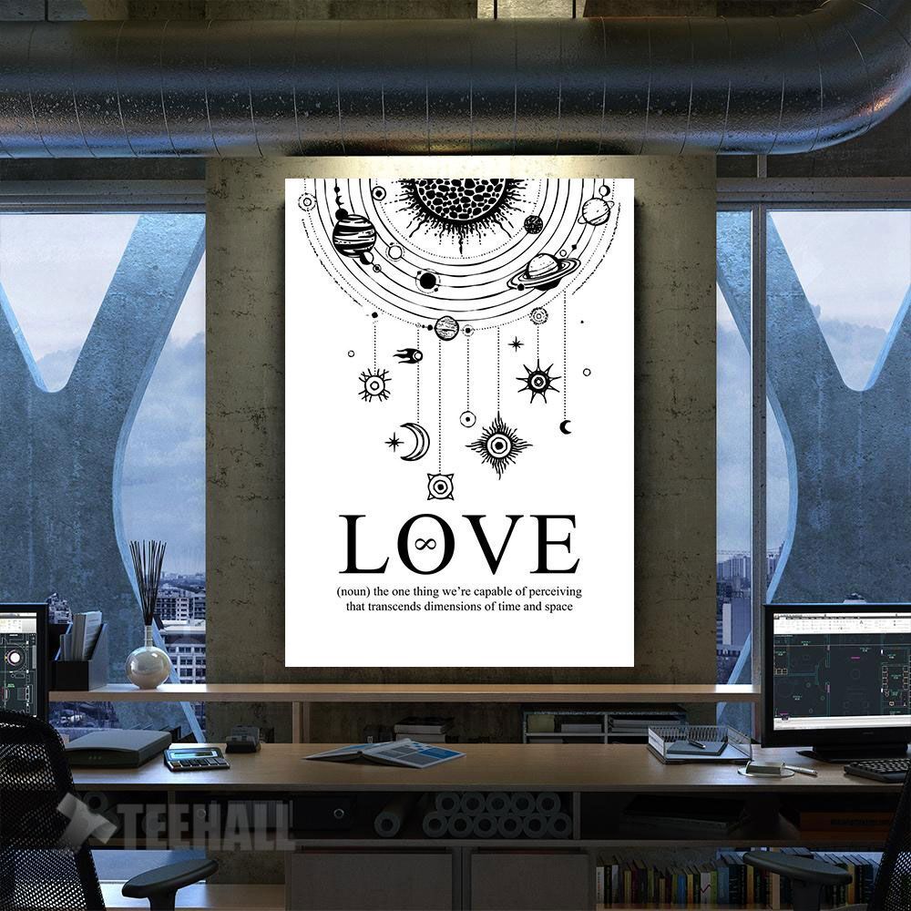 Infinite Love Motivational Canvas Prints Wall Art Decor