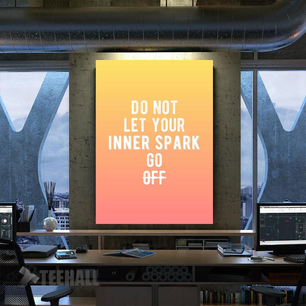 Inner Spark! Motivational Canvas Prints Wall Art Decor