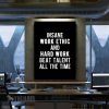 Insane Work Ethic Quote Motivational Canvas Prints Wall Art Decor