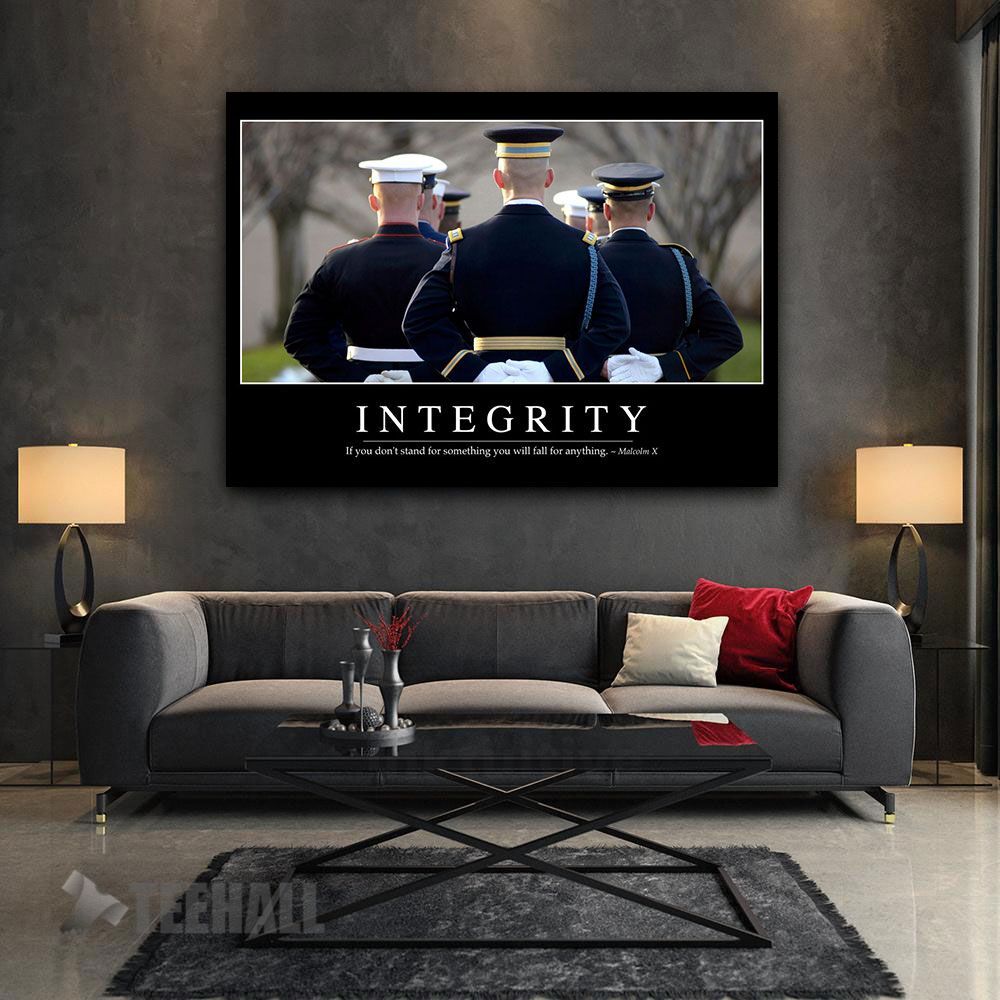 Integrity Motivational Canvas Prints Wall Art Decor