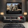Intelligence Motivational Canvas Prints Wall Art Decor