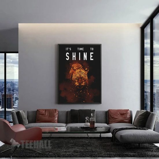 Its Time To Shine Motivational Canvas Prints Wall Art Decor 1