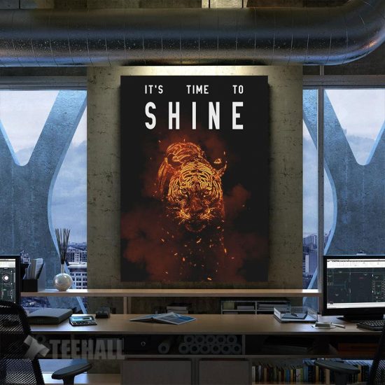 Its Time To Shine Motivational Canvas Prints Wall Art Decor