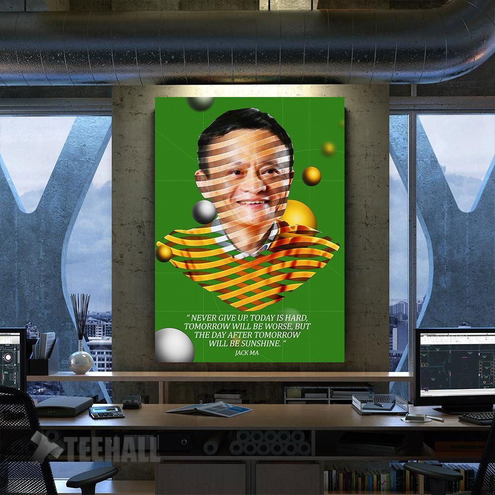 Jack Ma Motivational Canvas Prints Wall Art Decor