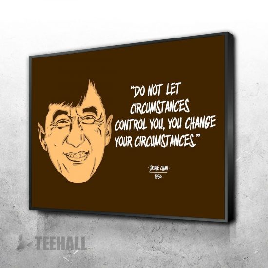 Jackie Chan Motivation Canvas Prints Wall Art Decor 1