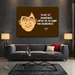 Jackie Chan Motivation Canvas Prints Wall Art Decor