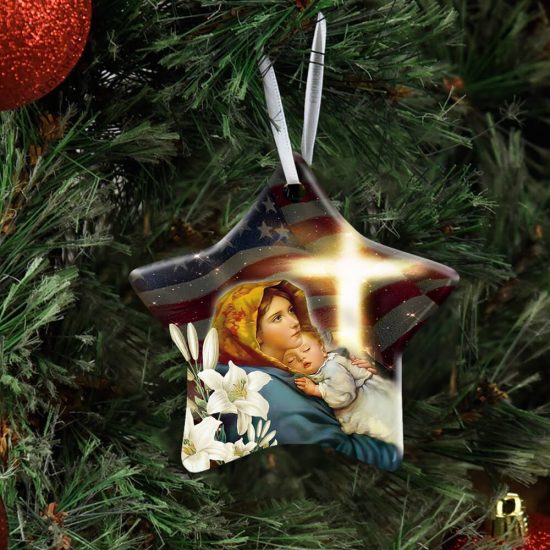 Jesus And Mary Ceramic Ornament 1