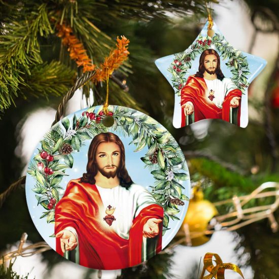 Jesus Christian Ceramic Ornament