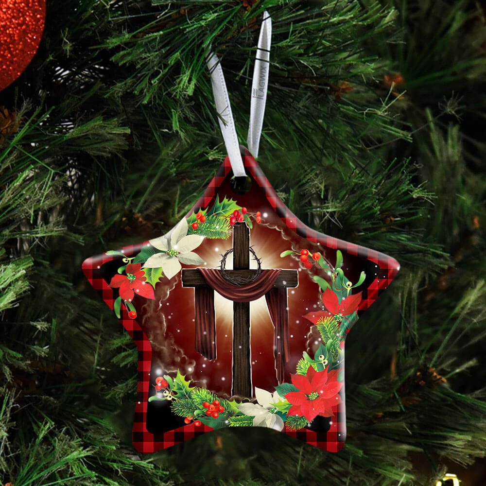 Jesus-Christian-Cross-Christmas-Ceramic-Ornament-1 Jesus Christian Cross Christmas Ceramic Ornament 1 2