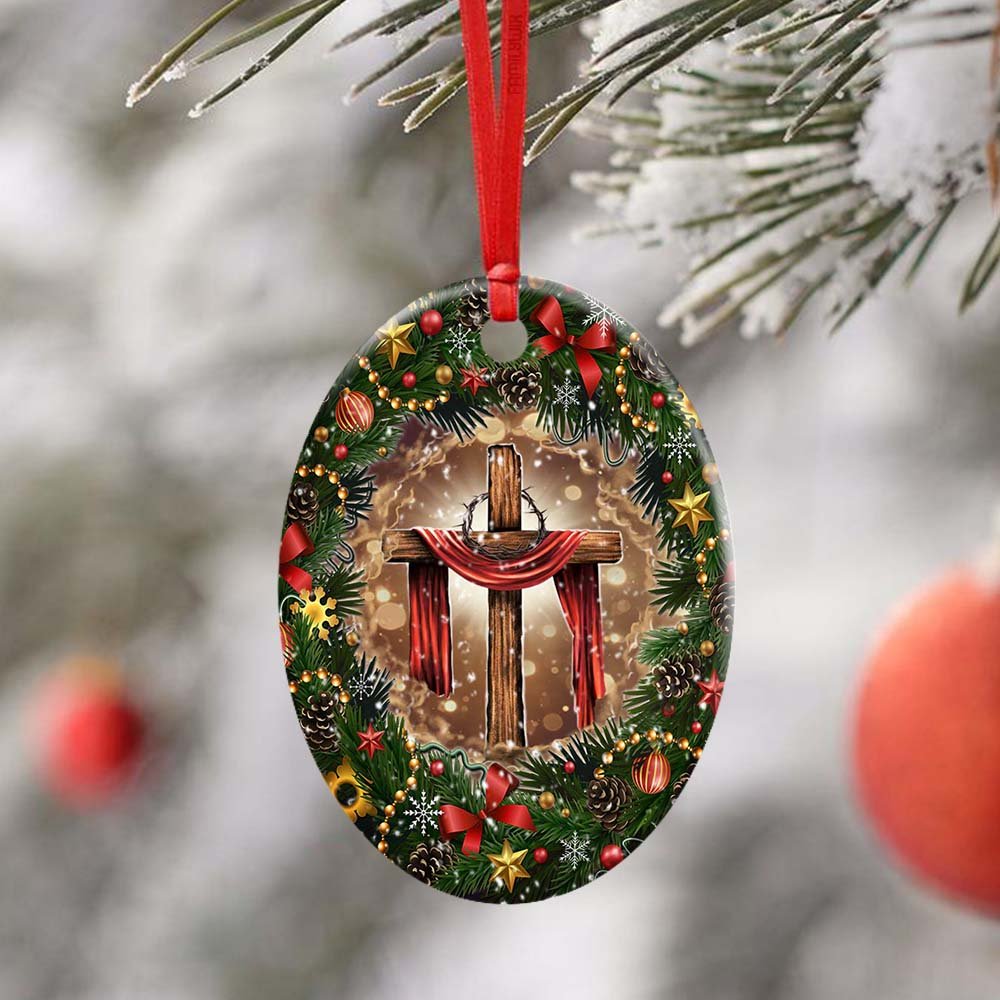 Jesus-Christian-Cross-Christmas-Ceramic-Ornament-3 Jesus Christian Cross Christmas Ceramic Ornament 3 1