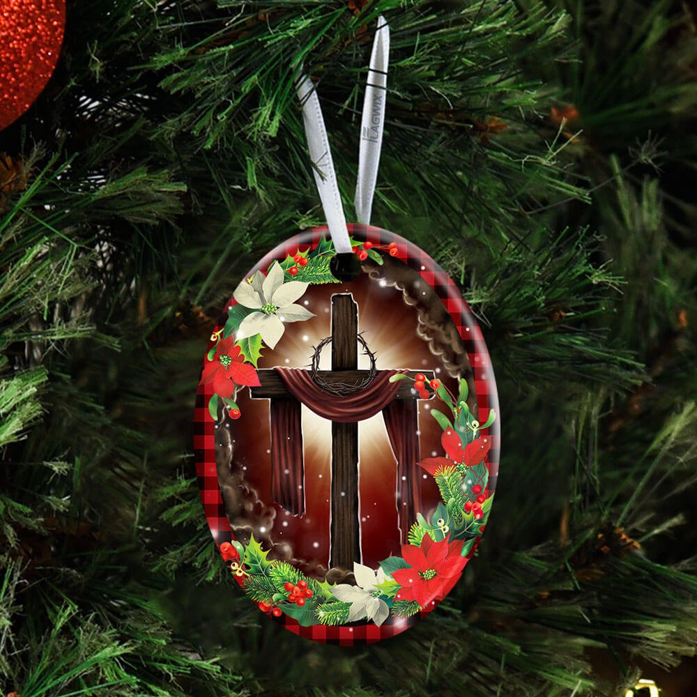 Jesus-Christian-Cross-Christmas-Ceramic-Ornament-3 Jesus Christian Cross Christmas Ceramic Ornament 3 2