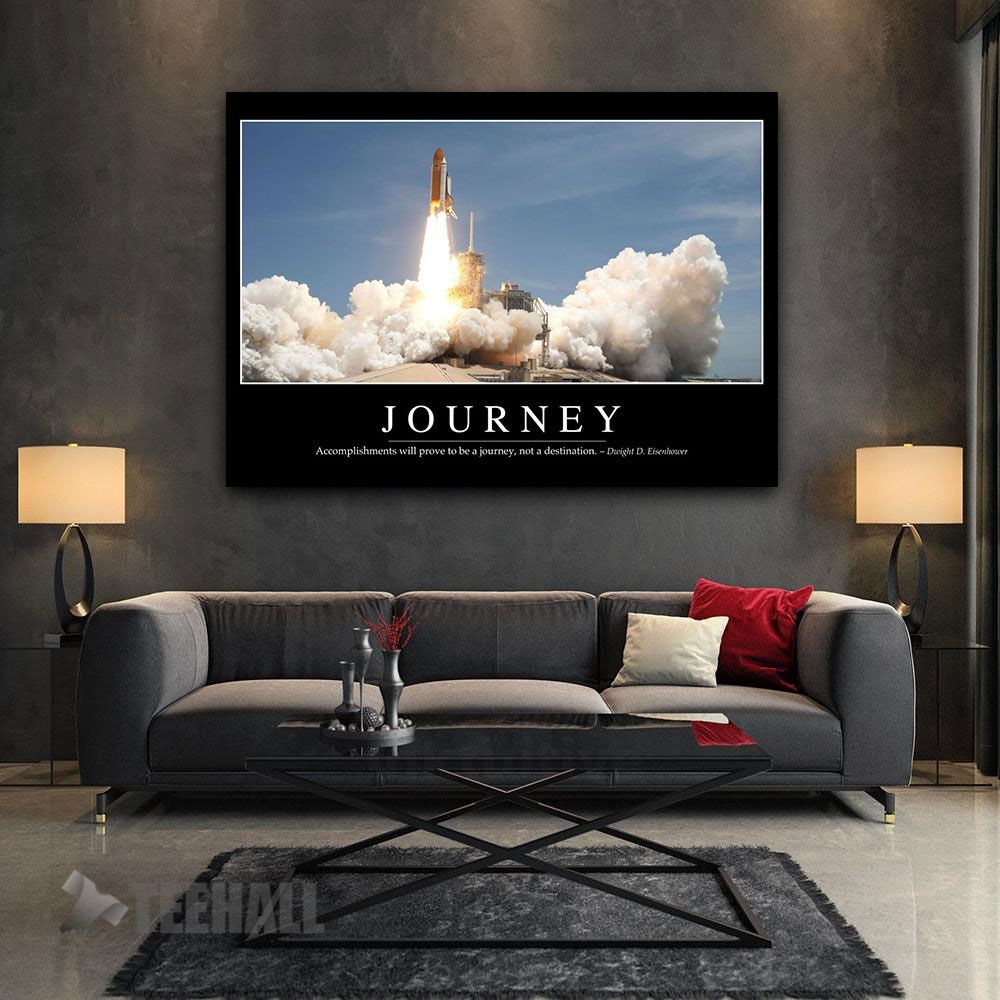 Journey Motivational Canvas Prints Wall Art Decor