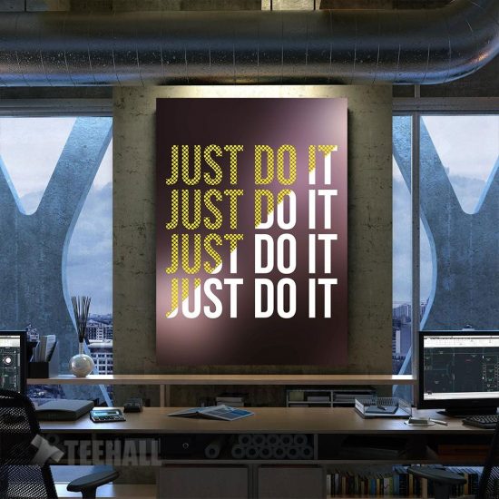 Just Do It Motivational Canvas Prints Wall Art Decor