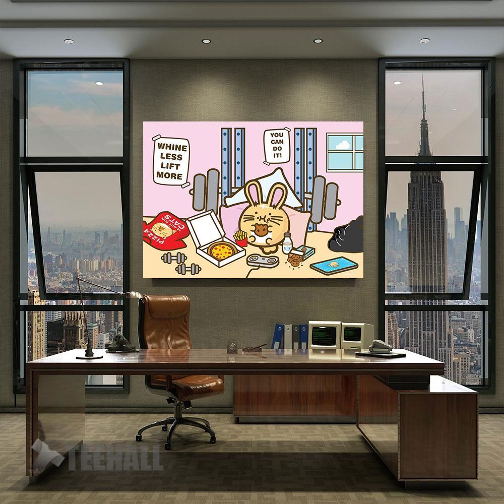 Kawaii-Gym-Motivation-Motivational-Canvas-Prints-Wall-Art-Decor-2 Kawaii Gym Motivation Motivational Canvas Prints Wall Art Decor 2