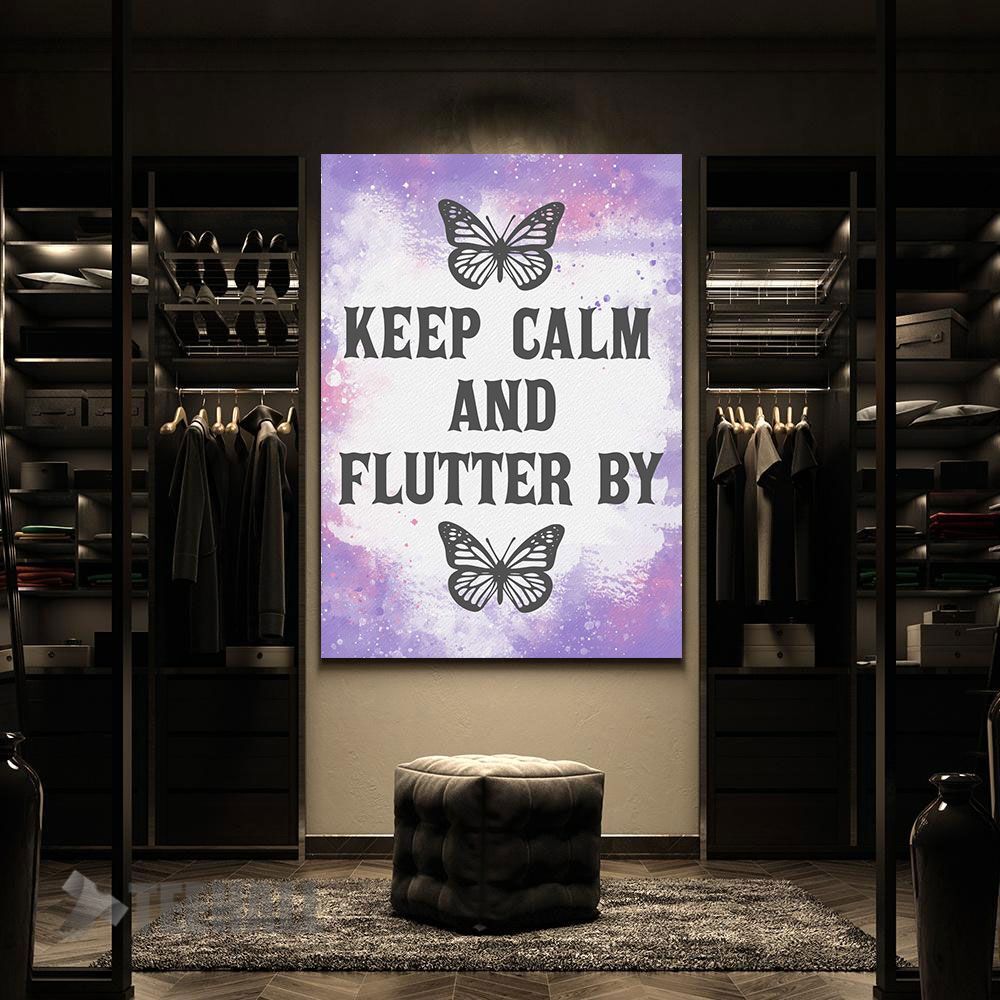 Keep-Calm-Butterfly-Motivational-Canvas-Prints-Wall-Art-Decor-2 Keep Calm Butterfly Motivational Canvas Prints Wall Art Decor 2