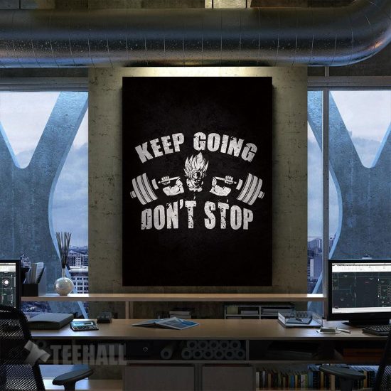 Keep Going Gym Motivation Canvas Prints Wall Art Decor