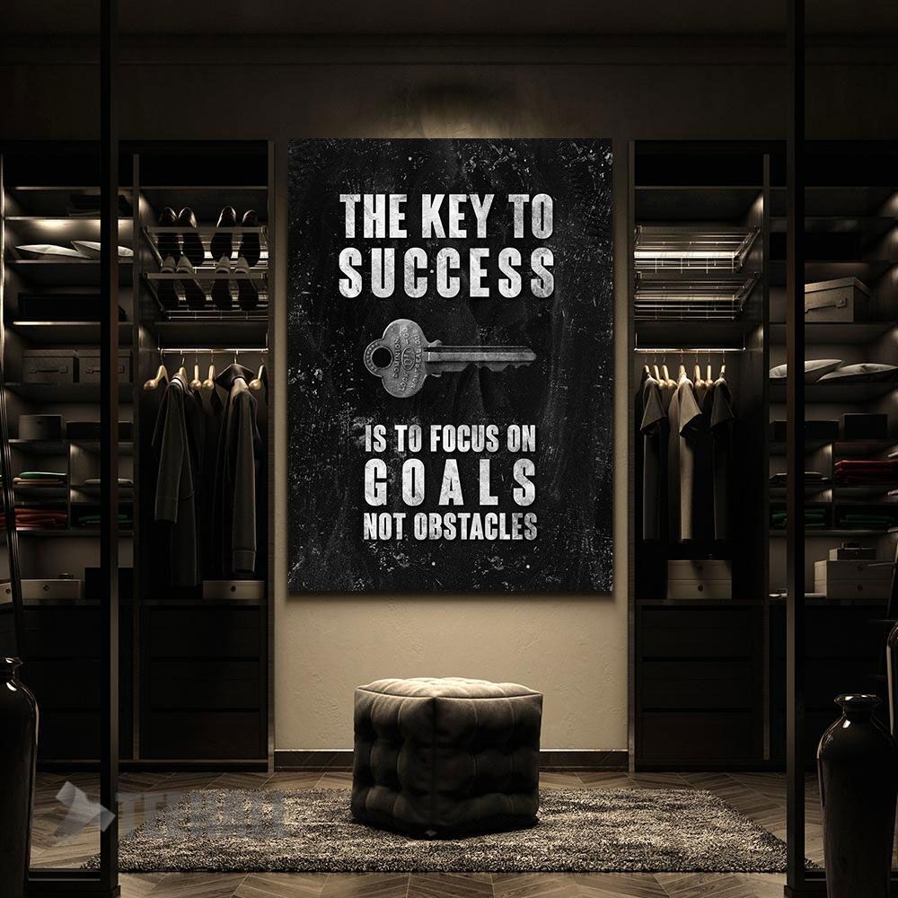 Key-To-Success-Motivational-Canvas-Prints-Wall-Art-Decor-2 Key To Success Motivational Canvas Prints Wall Art Decor 2