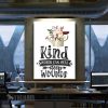 Kind Words Can Heal Motivational Canvas Prints Wall Art Decor