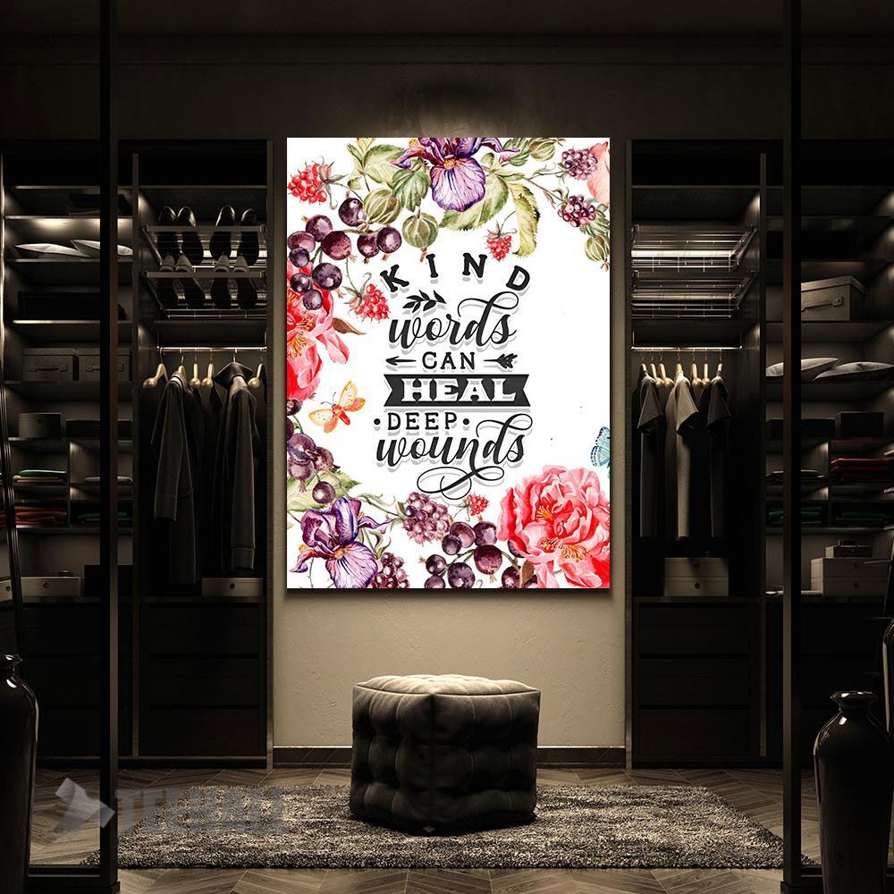 Kind-Words-Heal-Wounds-Motivational-Canvas-Prints-Wall-Art-Decor-2 Kind Words Heal Wounds Motivational Canvas Prints Wall Art Decor 2