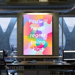 Kindness Poster Motivational Canvas Prints Wall Art Decor