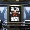 Krillin Funny Motivational Canvas Prints Wall Art Decor