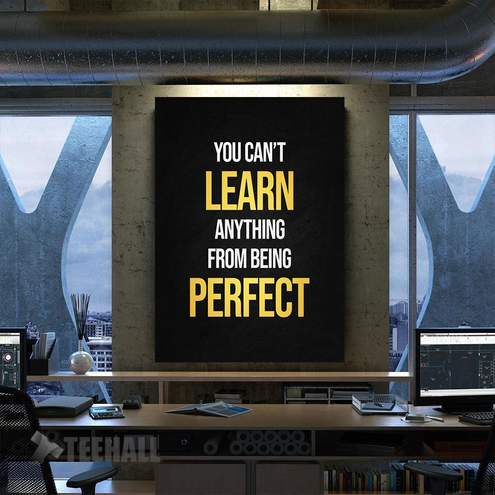 Learn Motivational Canvas Prints Wall Art Decor