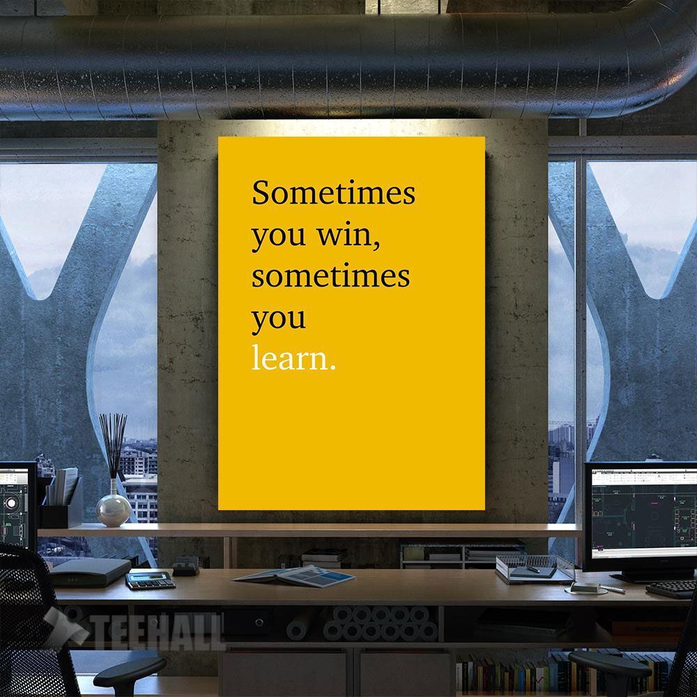 Learn Motivational Quote Canvas Prints Wall Art Decor
