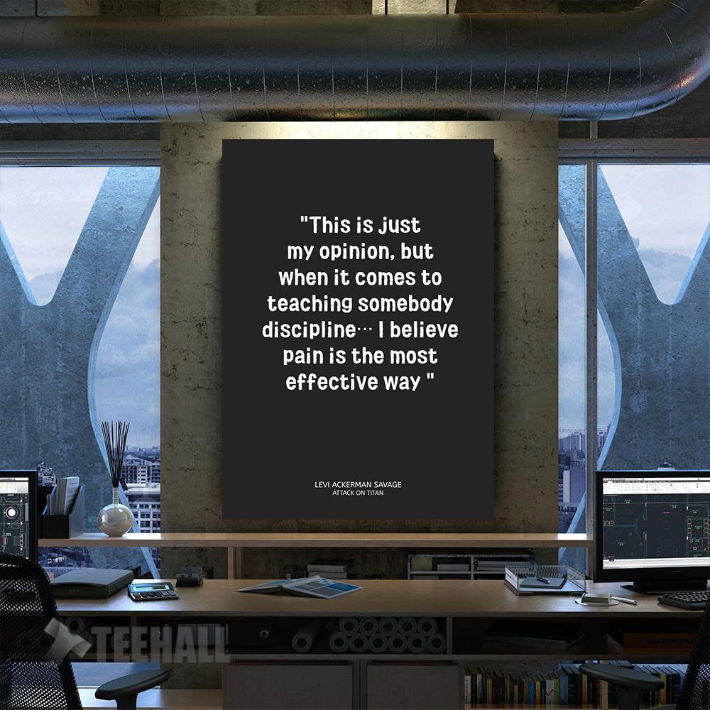 Levi Motivation Quotes 14 Canvas Prints Wall Art Decor