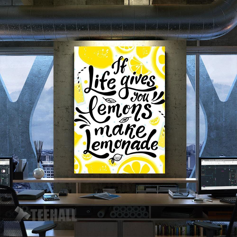 Life Quote Motivational Canvas Prints Wall Art Decor