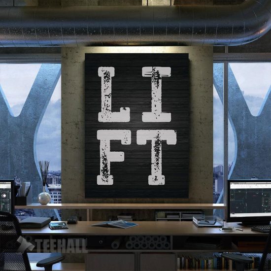 Lift Motivational Canvas Prints Wall Art Decor