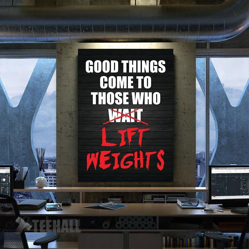 Lifting Motivation Canvas Prints Wall Art Decor